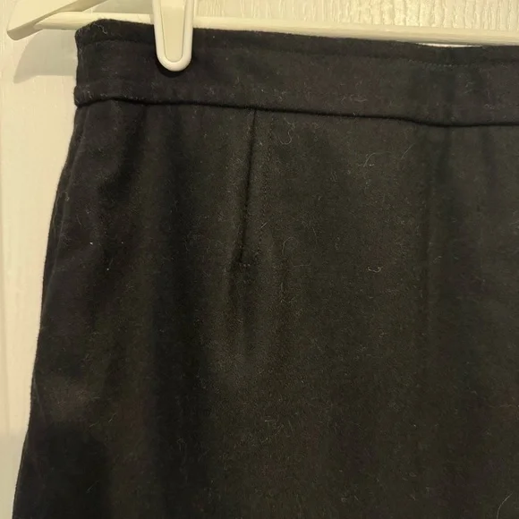 GAP womens black mini skirt 4 wool blend button up fully lined Y2K 90s 2000s - Picture 6 of 15